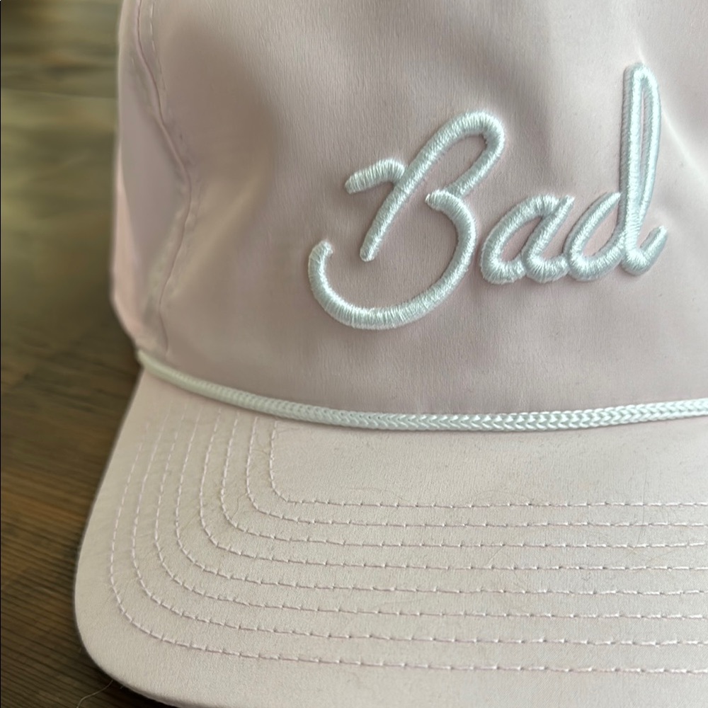 "Bad" Rope Hat - Light Pink